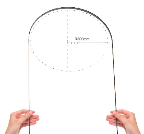 flexible track material composition