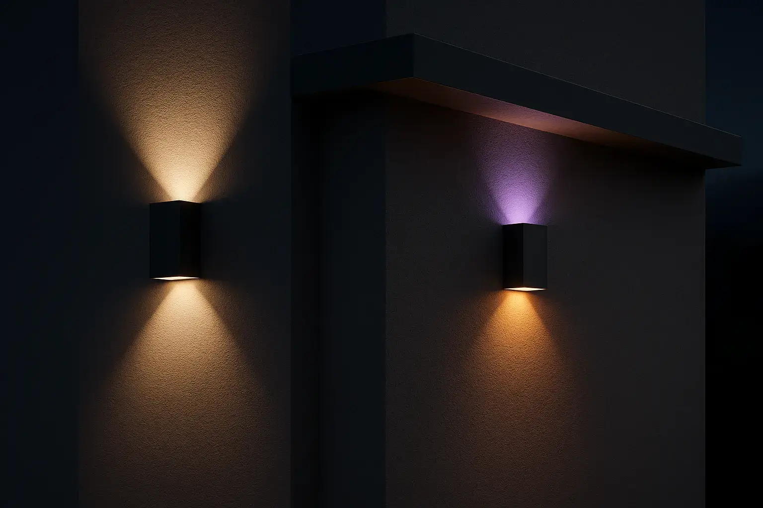 Outdoor DC24V RGBW up-down wall lights