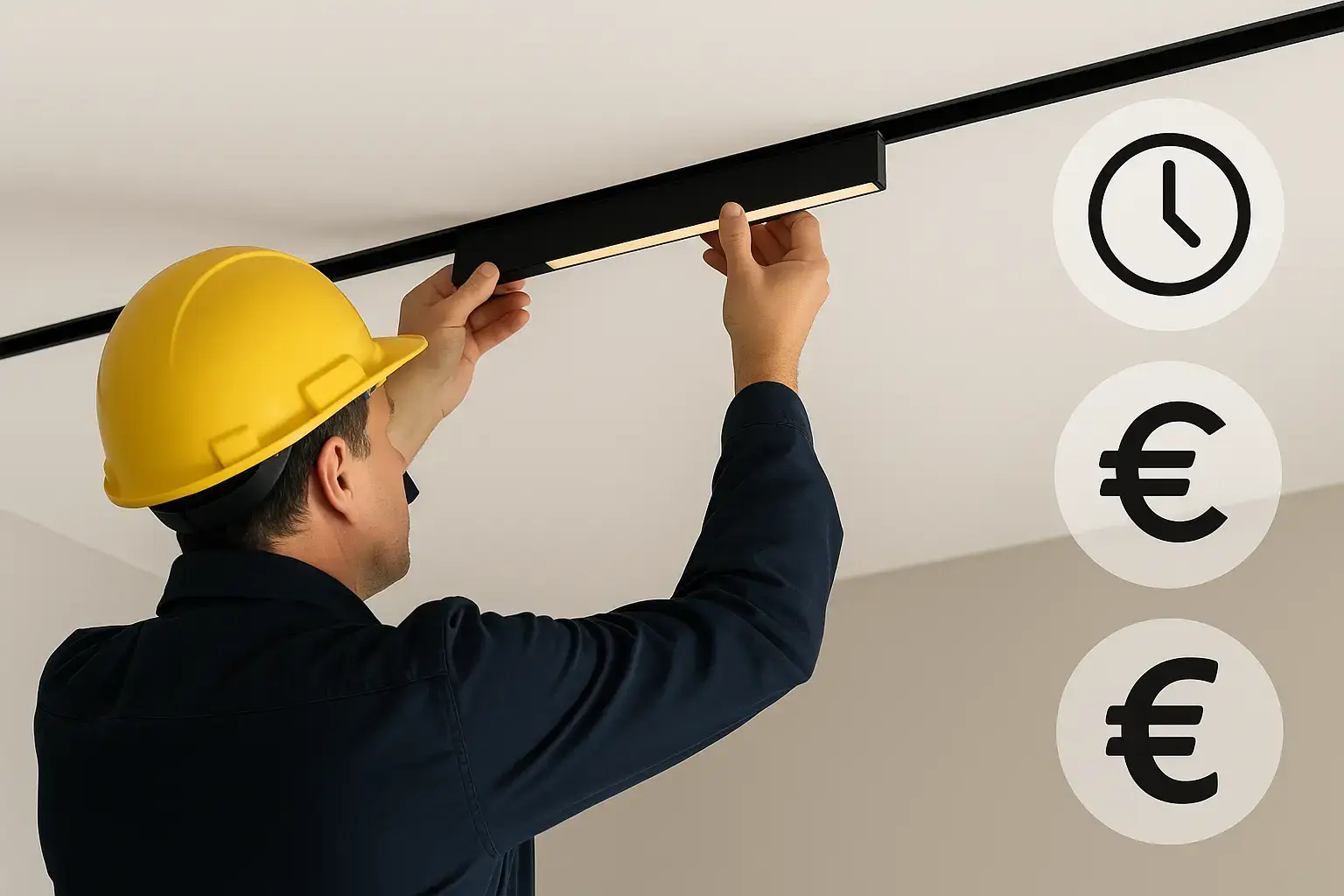 cost benefits magnetic track lighting retrofit