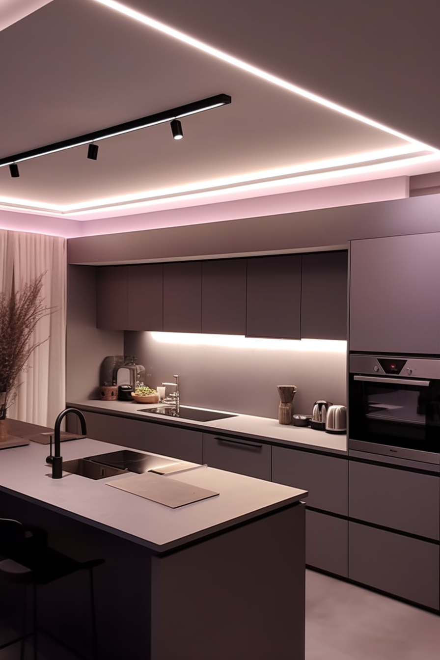 kitchen interiors lighting