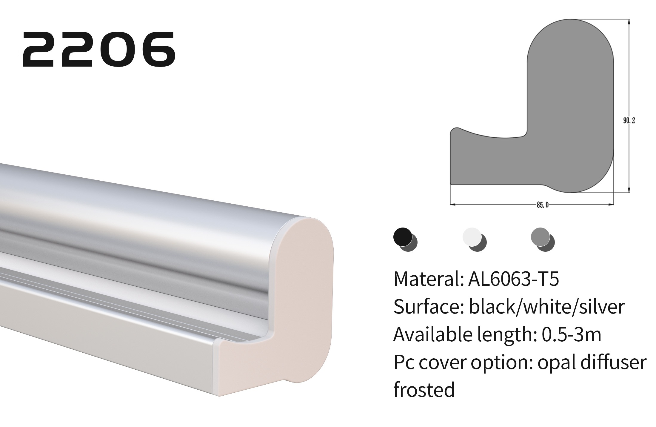 stair handles led strip profile