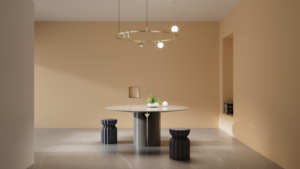 flextrack for dinner table lighting