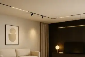 modern minimalist living room ceiling