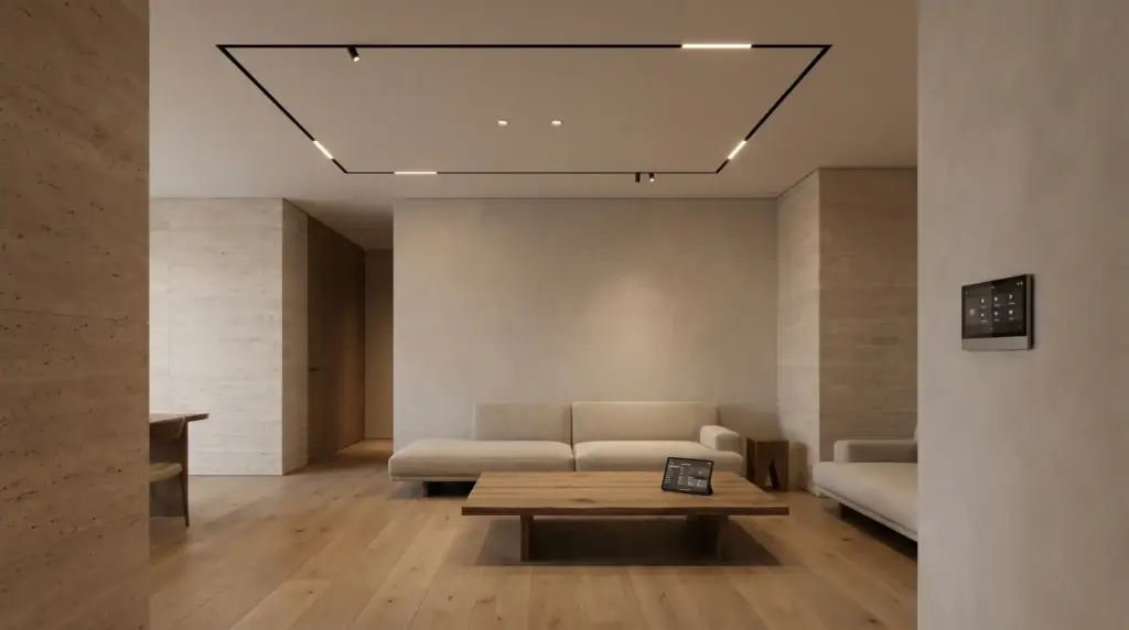 DALI KNX compatible 48V magnetic track lighting for smart home projects